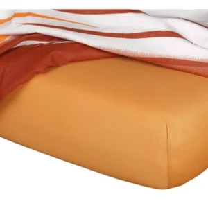 Jersey prostěradlo karamel