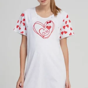 Mateřská dámská noční košilka Vienetta Secret Love