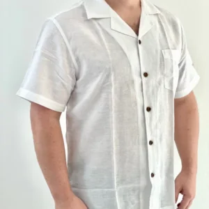 Pánská lněná košile Guess F2GH03 WO07S