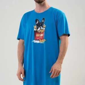 Pánská noční košile Vienetta Secret Bulldog