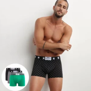 Pánské boxerky DIM 0C6D ATW VIBES 3 KUSY