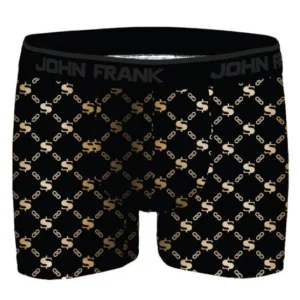 Pánské boxerky John Frank JFBDMET101-CHAIN GOLD