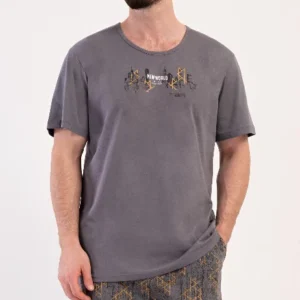 Pánské pyžamo šortky Vienetta Secret City