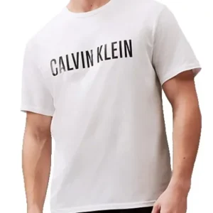 Pánské triko Calvin Klein NM2567E bílé