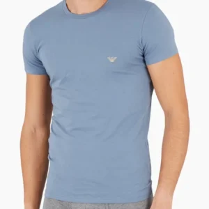 Pánské triko Emporio Armani 111035 4F512 modré