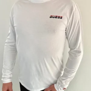 Pánské triko Guess U0BA52 bílé