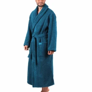 Unisex župan Vestis Athena 2116 petrolejový